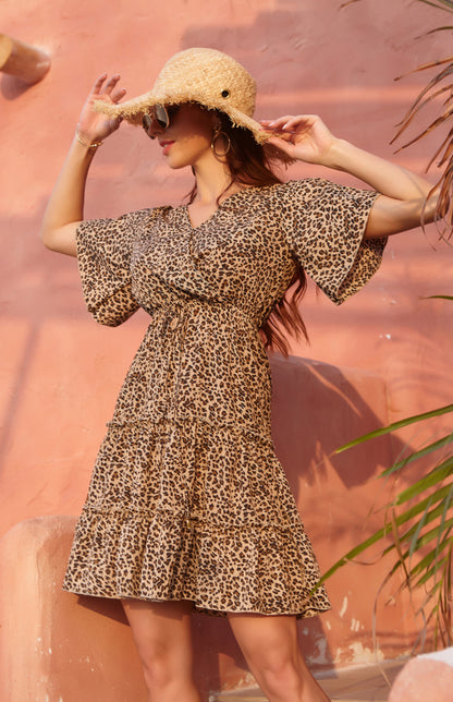 Women’s clothing short sleeve fashion casual dress