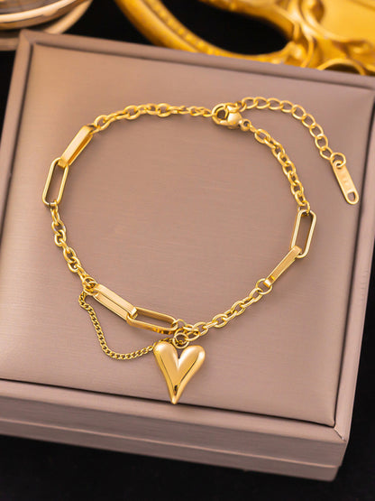 Women's new fashion tassel love necklace love bracelet (single pack)