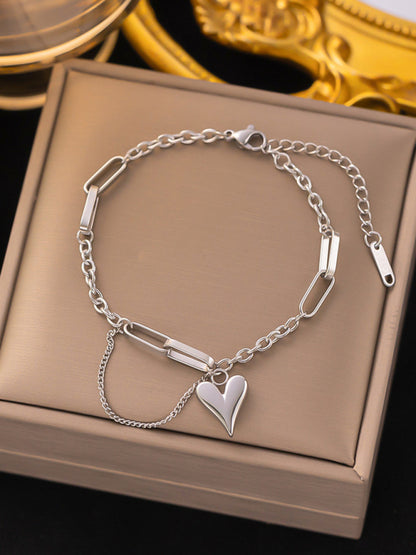 Women's new fashion tassel love necklace love bracelet (single pack)